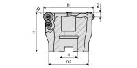 RF03.16A22.063.04 Фреза торцевая насадная со сменными пластинами Trinix