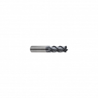 Фреза концевая твердосплавная Alpha-GX c 4-мя зубьями (спираль 35°), укороченная, 4X4X11X50 New Century