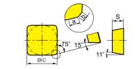 SPKN1504EDSKR-YBG302 Фрезерная пластина Trinix