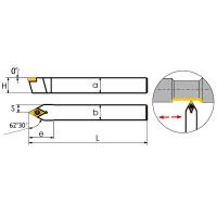 SDNCN1212F07 Резец токарный (державка) по металлу