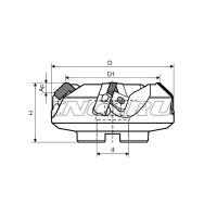 AF03.15B40.125.06 Фреза торцевая насадная