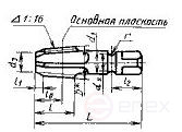 Метчик 2680-0001 для конической резьбы К 1/16 ГОСТ 6227