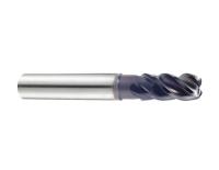 GMG40905 Фреза 4-х зубая радиусная 10(R1)X10X22(30)X72 TitaNox-POWER