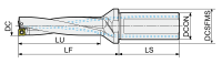 Сверло корпусное YGSY4-250S32-08