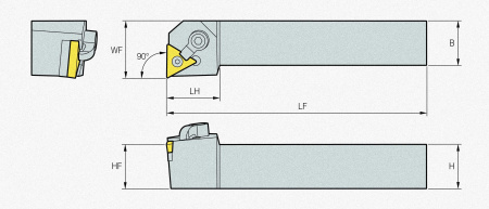 Державка MTFNL2525-M22 