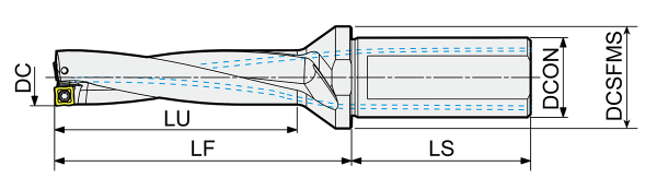 Сверло корпусное YGSY4-250S32-08